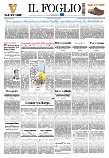 Prima-pagina-il foglio-messina-edizione-di-oggi-18-02-2025